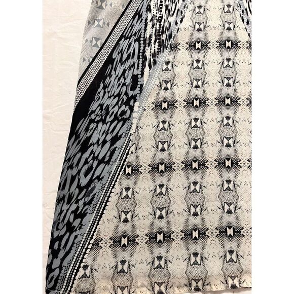 Cabi 253 Mixed Print Blue Sleeveless Tunic Tank Top S Lightweight - Picture 4 of 13